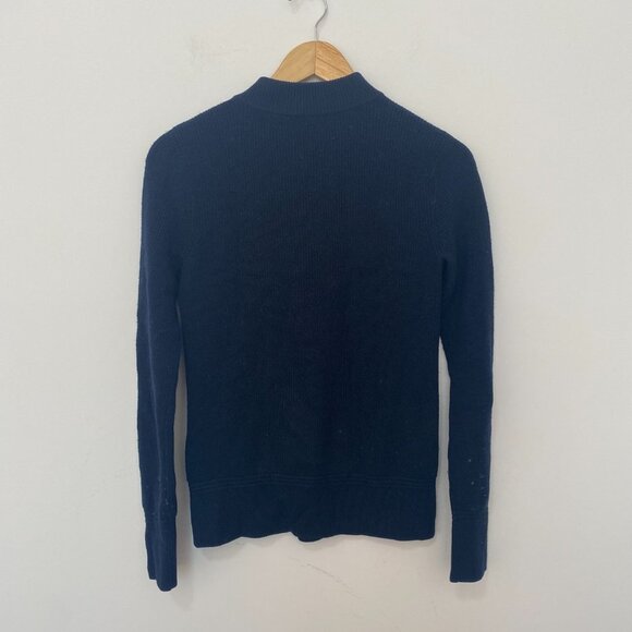 Club Monaco Navy Blue Wool Mockneck Sweater Size XS - Picture 5 of 5